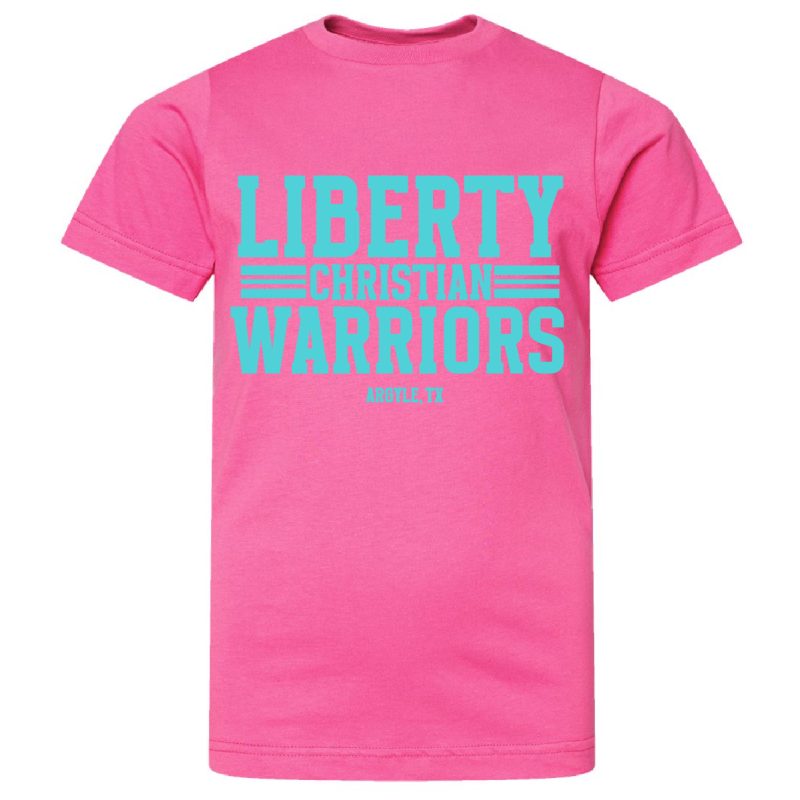 Liberty Christian Warriors Pink Blue